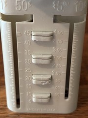 MMF™ Industries Coin Tender Sorter Counter Beige USA Made 4 Tubes