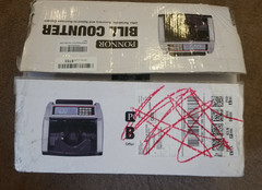 Ponnor Portable Electric Money Bill Counter Machine With UV MG MT IR DD AL-5100