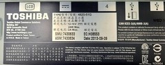TOSHIBA 4820-51G Touch Display 15″ Monitor W/Moveable Arm Mounting Bracket Testd