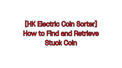 Digital Coin Counter & Sorter – LCD Display, Sorts 260 Coins/Min, 2 Row Wrappers