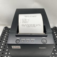 LOT OF 5 Wincor Nixdorf TH230+ Thermal Receipt Printer ETHERNET TESTED / NO PWR