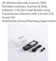 2D Wireless Barcode Scanner, JRHC Portable Inventory Scanner & Data Collector