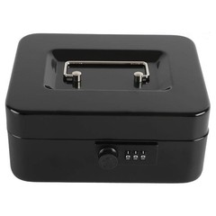 xydled Steel Cash Box Safe with Combination Lock,Money Safe Box with Removabl…