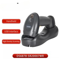 Zebra Symbol DS6878-SR20007WR Wireless Bluetooth USB Barcode Scanner w Cradle