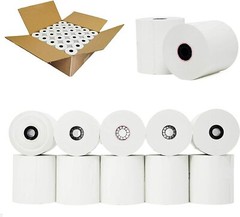 3-1/8″ x 273′ Thermal Recipet paper 50 Rolls x 6 cases (300rolls) BPA Free