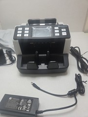CN5 Money Counter Machine Mixed Denomination Value Counting UV/MG/IR/READ DESCRI