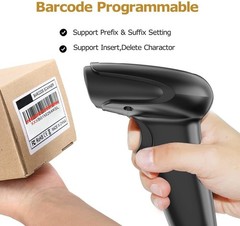 Portable Handheld Barcode Scanner – Long Distance 2.4GHz Wireless Technology