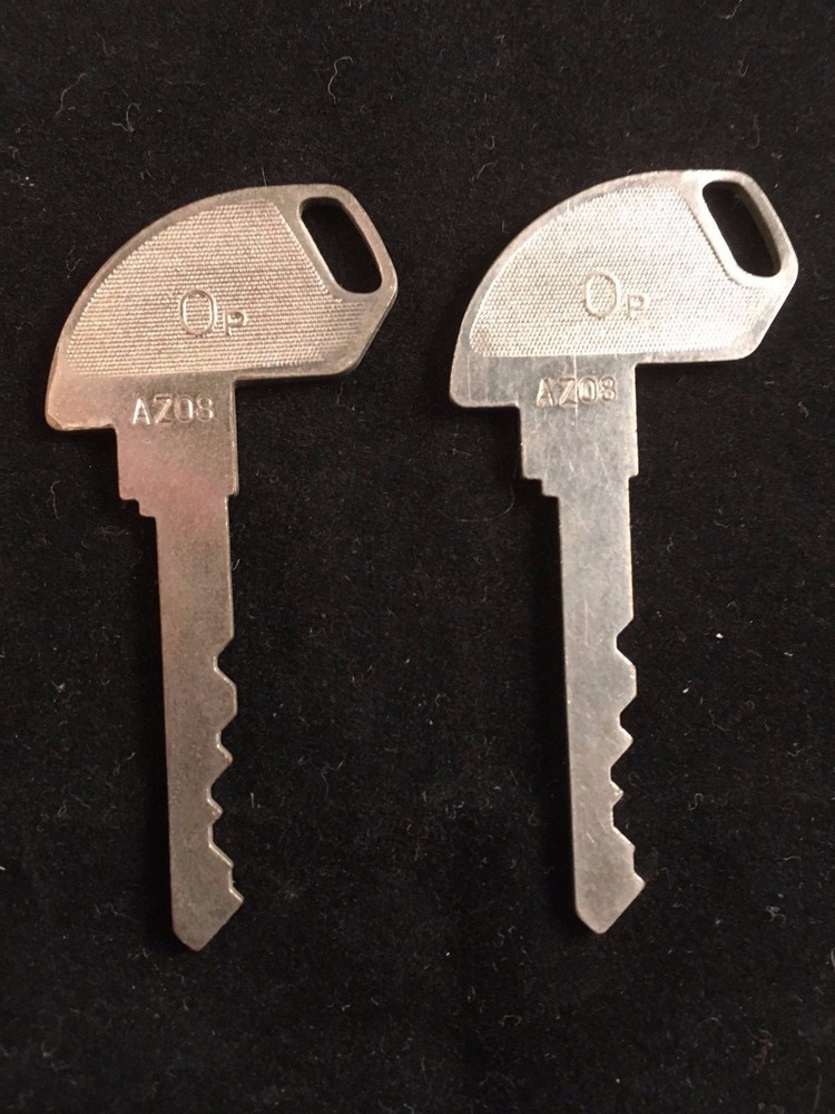 TEC CASH REGISTER, OP KEY, #AZ08, SET OF 2
