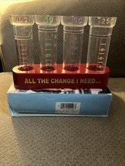 VINTAGE COIN COUNTER SET “ ALL THE CHANGE I NEED ” Each Counter Holds One Roll