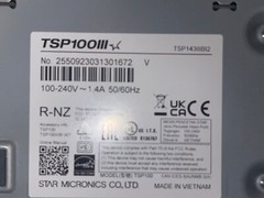 Star TSP100 Thermal POS Receipt Printer TSP143IIIBI2 Bluetooth 39474810 NEW