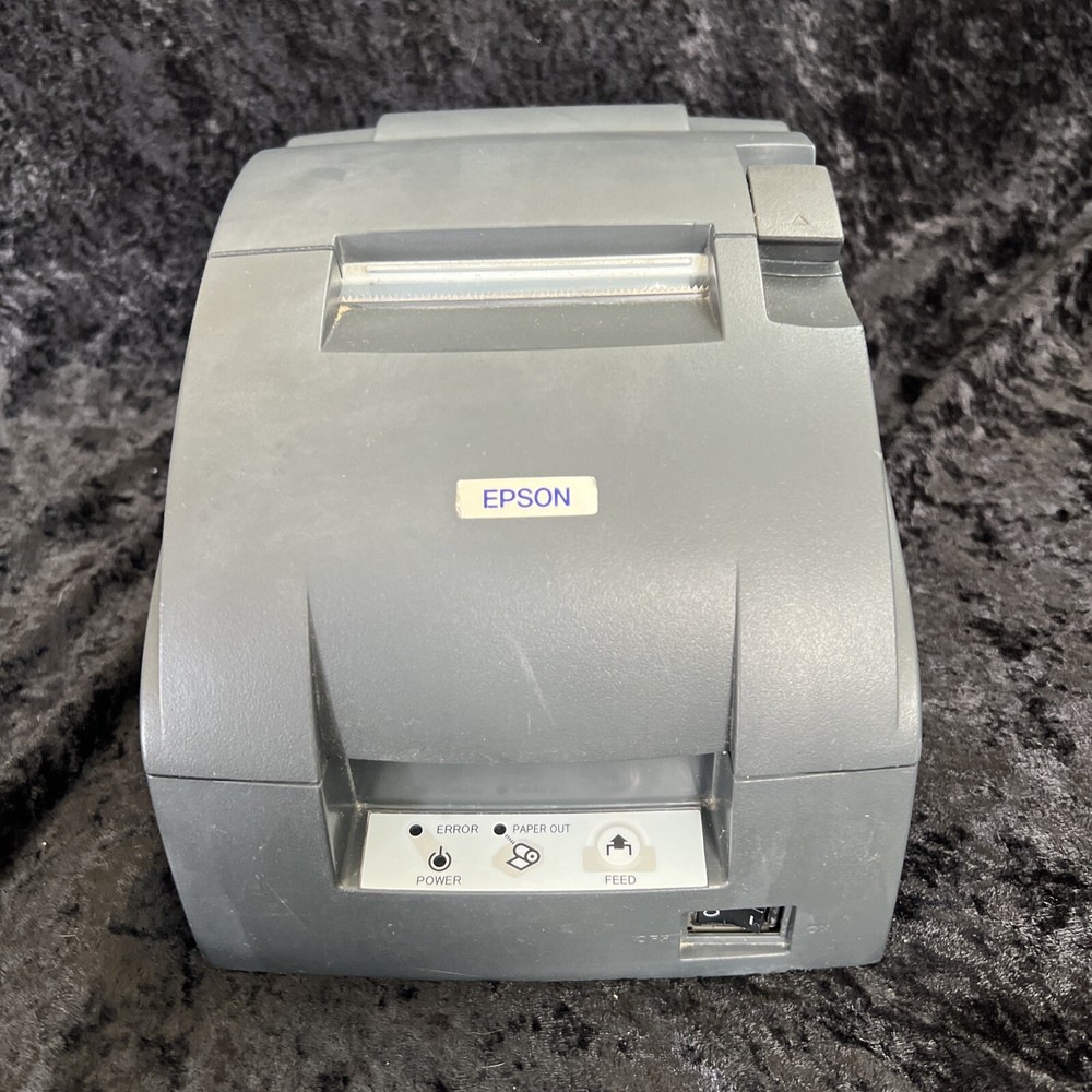 Epson TM-U220B M188B POS Dot Matrix Receipt Printer Ethernet Network W/ Pwr Sply