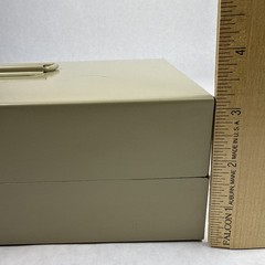 MMF Industries Steel Combination Lock Cash Box Beige *No Tray Included See Photo