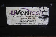 Fraud Fighter Counterfeit Detection Scanner UV-16 Model HD8X2-120A