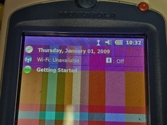 Lot of 2 Unlocked Motorola/Windows Mobile MC75A0 Handheld PC/Scanner + Cradle,