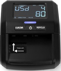 Counterfeit Bill Money Detector Machine with LCD Display, Portable Compact US…