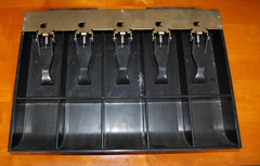 Used MMF Industries Cash Drawer Till Inserts Part 531-2993-04 5 Bill Coin
