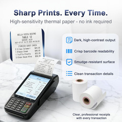 10 Pack 2 1/4″x55′ Thermal Receipt Paper for Dejavoo Z8 Z9 Z11 BPA Free POS