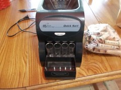 Royal Sovereign Quick Sort Counter Top Coin Sorting Machine QS-1AC