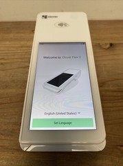Clover Flex 2 C403 & K400 U Credit Card Processor with Charging Cradle LOCKEDOUT