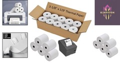 Efficient 10 Pack Thermal Receipt Paper – 3-1/8″ x 119′ w/ End-of-Warning Signal
