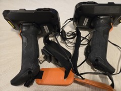 (2) Point Mobile PM80 Rugged Android Handheld Mobile Computer Barcode Scanner