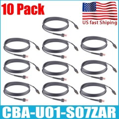 10 Pack USB Cable Barcode Scanner Cord For Symbol LS2208 CBA-U01-S07ZAR 6FT US