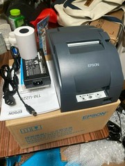 EPSON TM-U220B Ethernet KITCHEN RECEIPT POS PRINTER POWER SUPPLY Auto-Cut