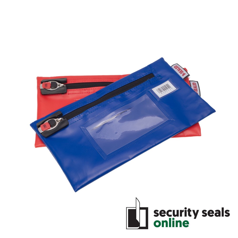 Small 280 x 150mm Envelope-type ZipLock security bag for securing notes & keys