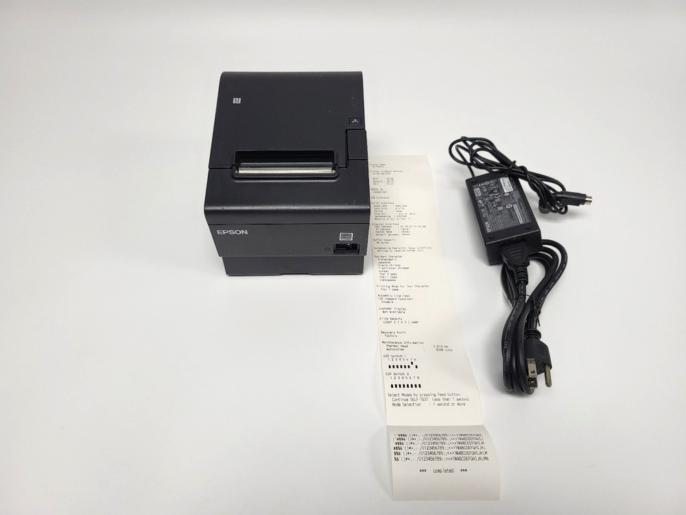 Epson TM-T88VII Thermal Receipt Printer M371A, Serial with Power Adapter