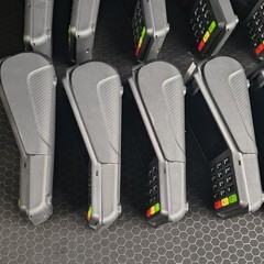 VERIFONE V400C PLUS – Lot Of 12. Untested. Sold As Is (See Pics + Desc).