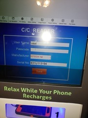 8-Locker commercial Phone Charging Station with qr code – advertising screen