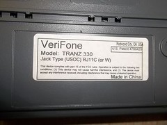 VeriFone Printer Pin Pad Card Reader Set 250 P002-113-00 P003-160-02 Tranz330