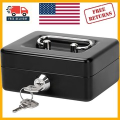 Elegant X-Small Cash Box with Lock – Secure Storage for Coins & Medication