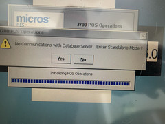 Micros Workstation 5A POS Touchscreen Terminal/STAND 400814-101C & Epson TM-T88V