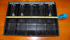 Used Unbranded APG? MMF Industries? Cash Drawer Till Inserts 5 Bill Coin