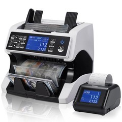 MUNBYN Bank Grade Money Counter Machine Mixed Denomination with External Disp…
