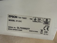 Epson Micros TM-T88IV M129H & TM-T88lll M129C Thermal Printer