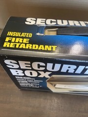 Security Box MMF Industries Insulated Fire Retardant New