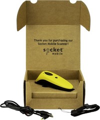 ✨ SocketScan S700 1D Barcode Scanner Bluetooth Yellow CX3393-1851 Unused