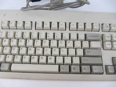 Wyse KU-8933 USB Wired Computer Keyboard DIN PORT POS SYSTEM POINT OF SALE CREAM