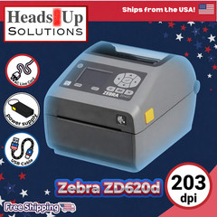 Zebra ZD620d Label Printer | 203dpi | AC Cord | USB Cable | Power Supply❗️🟦