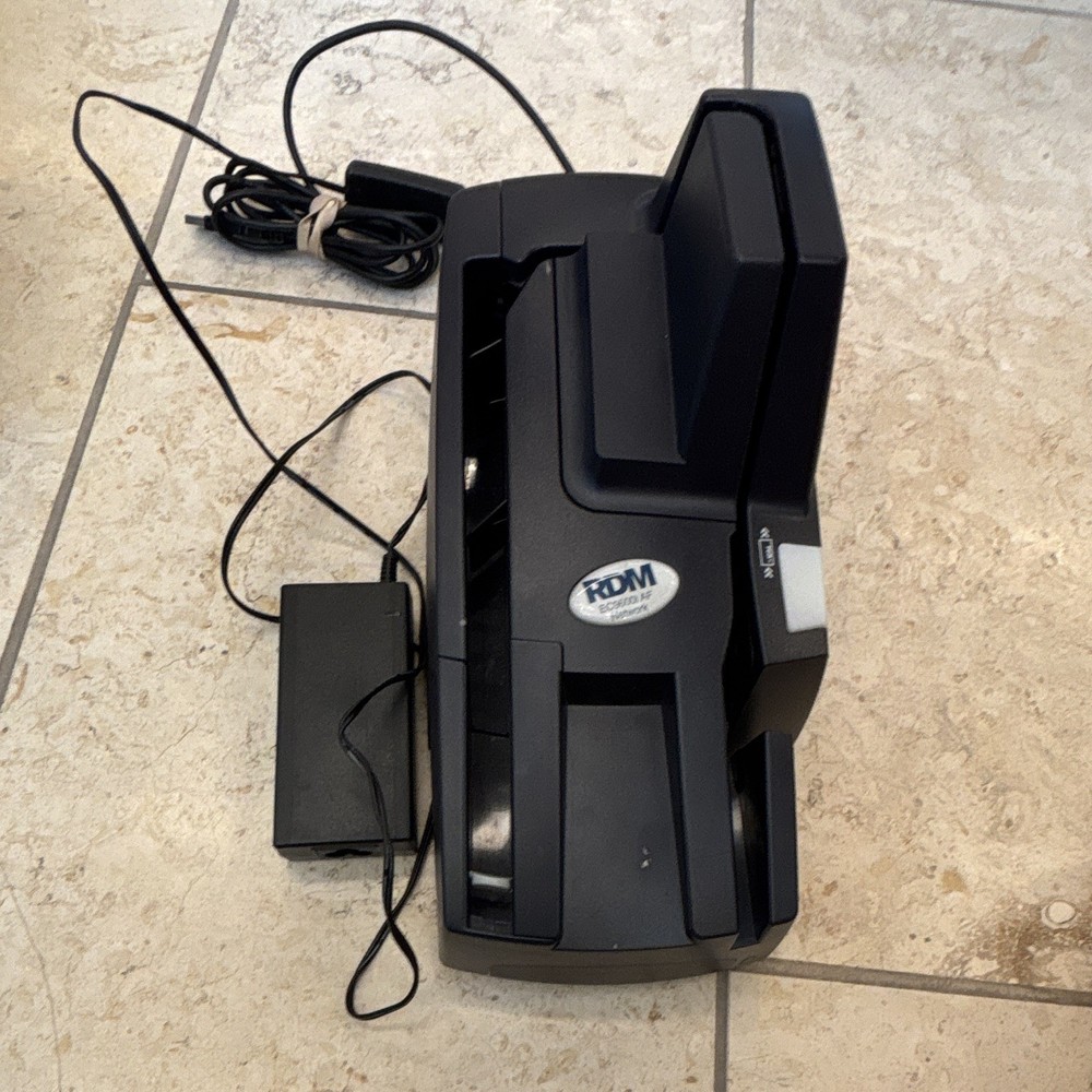 RDM EC9600i USB Dual-Sided Single Feed Check Scanner 30 DPM MICR MSR