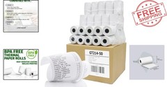 48gsm Thermal Paper Rolls – 50 Count, 2-1/4″ x 50′ – Eco-Friendly Safety