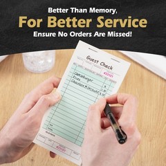 BOGO 10-Pack of 50 Page Guest Checks for Professional Restaurants | Guest Che…