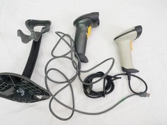 Lot of 2 Symbol Handheld Barcode Scanners, 1x LS 4000i N410 ? and one unknown