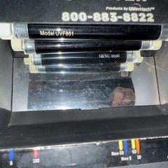 Fraud Fighter Counterfeit Detection Scanner UV-16 by Uveritech Model HD4X2-120A