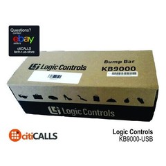 Logic Controls KB9000-USB KB900 Touch Bumpbar, USB Cable – Black