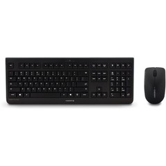 Cherry DW 3000 2.4GHz Wireless Keyboard & 1200dpi Mouse Bundle Black JD-0710EU-2