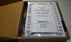 Barcode and Magnetic Stripe Reader Models 2000/2002 American Model 2000/2002