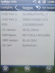Motorola MC9190 Mobile Handheld Computer Barcode Reader Portable 2D Scanner Unit